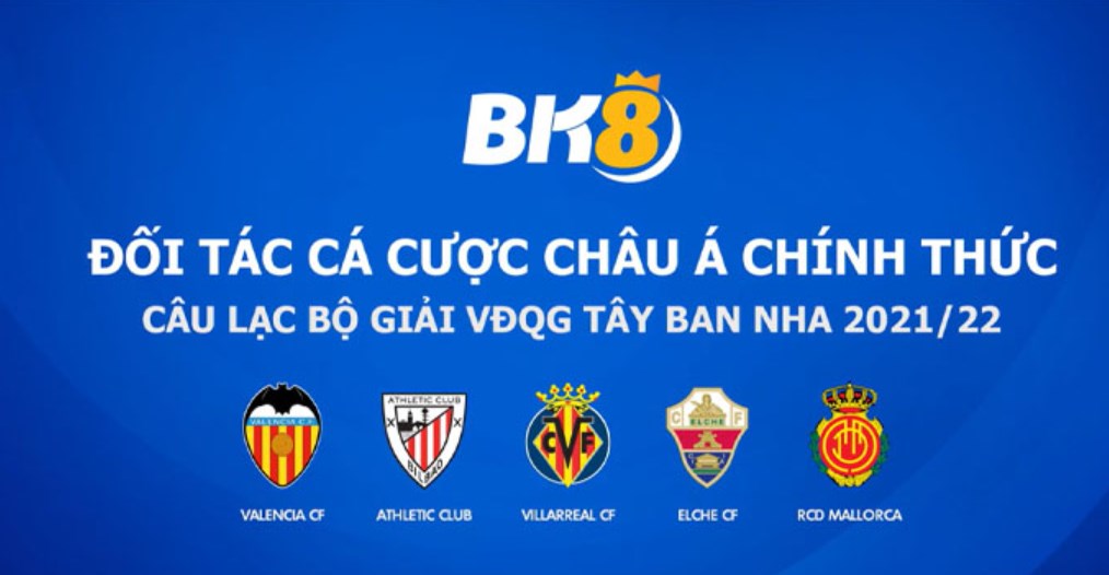 BK8 là một trong những thương hiệu cá độ online uy tín hàng đầu châu Âu
