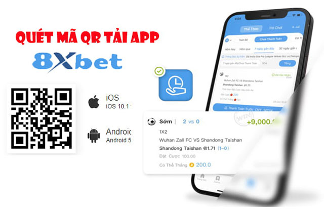 Mã QR để tải app 8Xbet về thiết bị điện tử