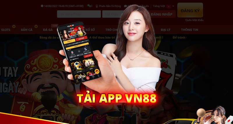 Hướng dẫn tải app VN88