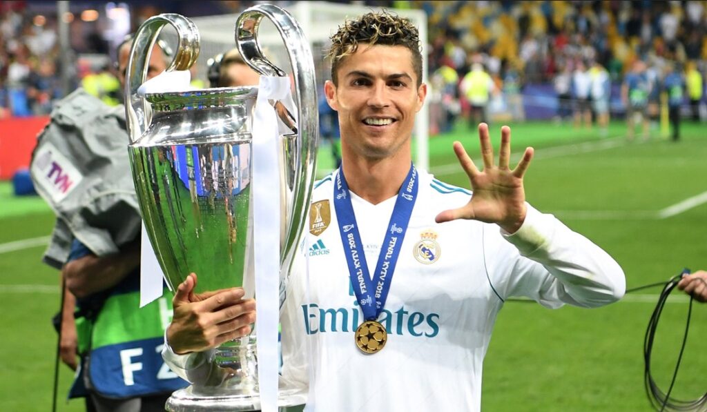 Cristiano Ronaldo giữ vị trí cầu thủ săn được nhiều bàn thắng nhất lịch sử cúp C1